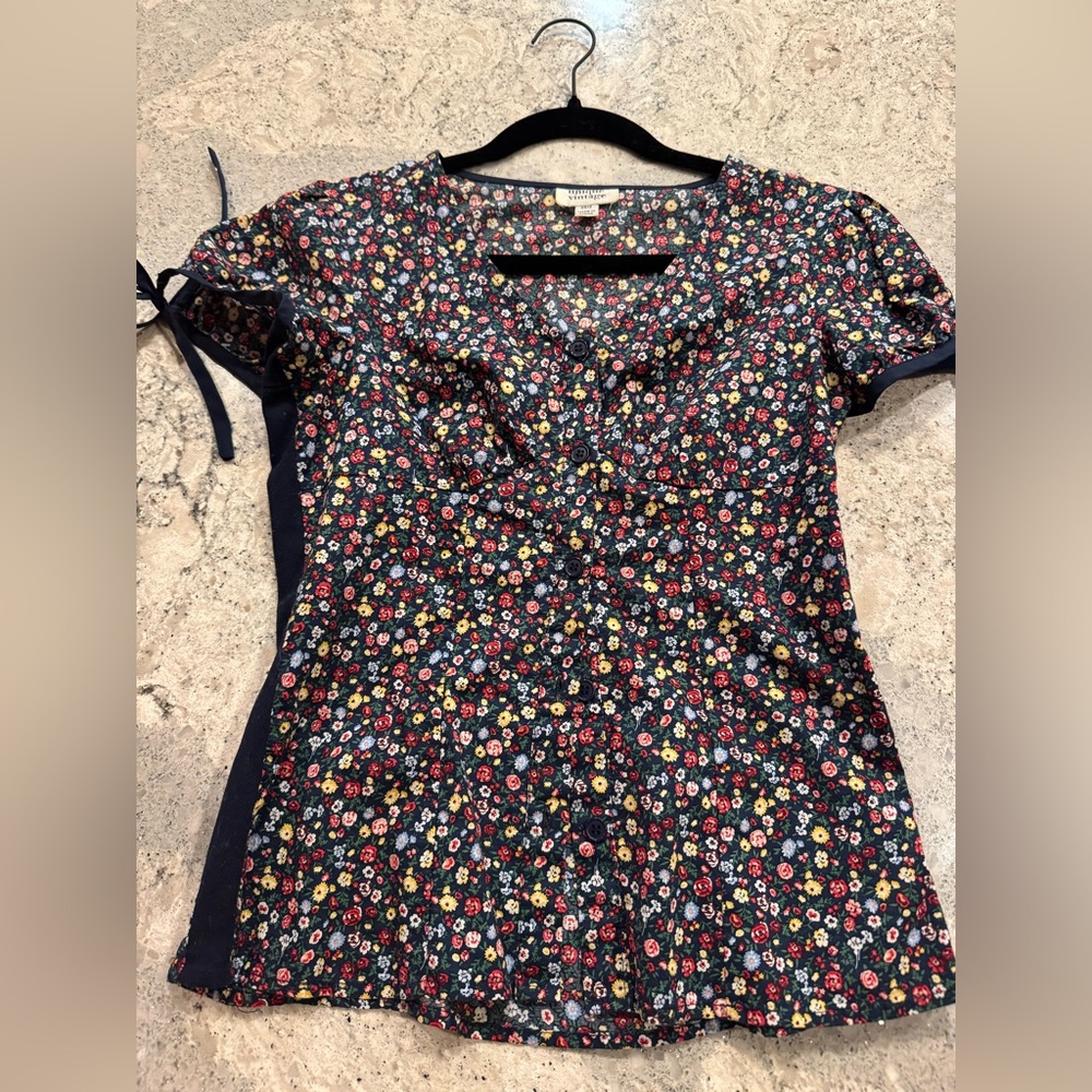 Unique Vintage Floral Top